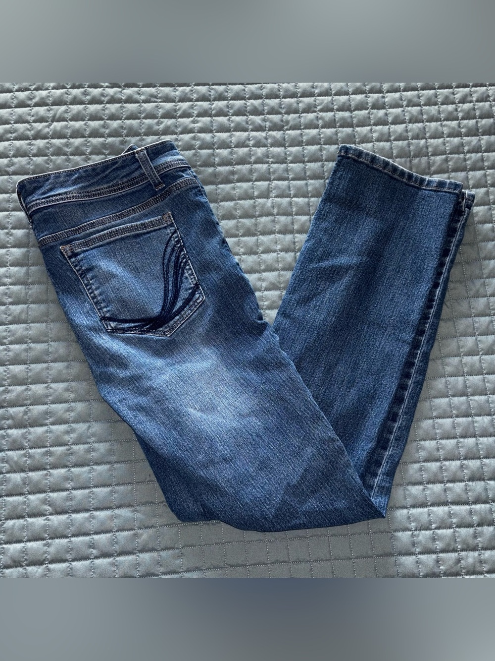 Style & Co Womens Petite Straight Leg Stretch Jeans Size 10P 30x28